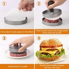 1 Pc Non Stick Stuffed Burger Meat Press Hamburger Patty Maker Tool Aluminum 