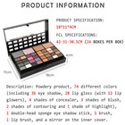 74 Colors Makeup Palette Eyeshadow Lip Gloss Blush Concealer Highlight Set Kit