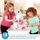 Melissa   Doug Wooden Beauty Salon Play Set With Vanity  18 Pieces  Toddler Toy 