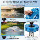 Pond Fountain Aerator  1hp 110v 15000 Gph Floating Aerator   Fountain Pump   For