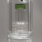 Color Thick Lip   Base Hookah Water Pipe Glass 15 Inch 50mm Tobacco Beaker Bong