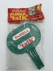 Vintage 1970 s Kmart Nos Paddle Talk New Way To Communicate Novelty Retro Toy