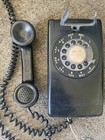 Vintage Bell System Western Electric Phone Wall Mount Rotary Dial Black 