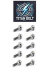 10 Titanium Front Disc Brake Rotor Bolts Screws   Yamaha R1 R6  2003-2021 M6x20