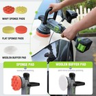 20v Cordless Buffer Polisher Kit Brushless Dual Action 5000rpm W 4 0ah Battery