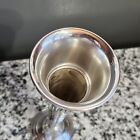 Vintage Weighted 9  Newport Sterling Silver Trumpet Vase   1682