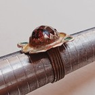 Extremely Rare Ancient Bronze Antique Roman Ring Amazing Red Stone Ring