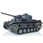 Henglong 1 16 Rc Tank Customized 3848 Panzer Iii L Rtr W  Smoke 360  turret