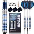  Darts Soft Tip Set - 90  Tungsten Soft Tip Darts Set Professional 18 Blue