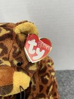 Ty Pluffies Pokey Leopard Brown Yellow Plush 9    Tylux 2003 With Tag