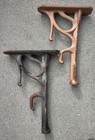 Pair Vintage Industrial Machine Cast Iron Legs Cast Iron Table Legs
