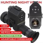 1080p Megaorei Ir Night Vision Scope For Rifle Optical Sight Monocular Camera