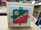 Vintage Canada Dry Hanging Wall Clock Sign Advertisement C30