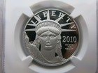 2010 1 Oz W Platinum American Eagle Ngc Pf69 Uc  100 Dollars United States