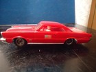 Vintage Aurora 1 32 A-jet Red Silver Stripes 1965 Gto Runs Super Nice Car