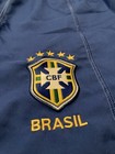 Nike Brasil Cbf Dri-fit Soccer Shorts Men   s Large Blue Brazil Training Football
