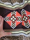 Vintage Seminole Native American Handmade Patchwork Skirt Animal Beautiful