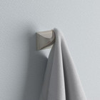 Everly Single Towel Hook Bath Hardware Accessory In Brushed Nickel