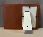Wood Horse Picture Frame With Raised Relief Art Collectible Motif