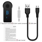 Wireless Bluetooth Receiver 3 5mm Aux Audio Stereo Music Home Car Adapter Kit