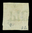 Peru 1860 Coat Of Arms  1p Rose Scott 10 Used   piura  Cancel