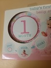 Girls Steppingstones Baby   s First Year Milestone Belly Stickers 1-12 Months New 