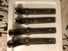 Antique Koken Barber Shop Chair Set 4 Cast Iron Armrest Brackets H6nc H6na