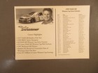 Signed Auto 1999 Nascar  10 Tide   Transporter Ricky Rudd Hero Card