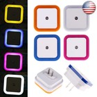 Plug-in Led Lighting Sensor Control Night Light Lamp For Hallway Bath Kitchen