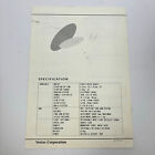 Vestax Pdx-2000 Dj Direct Drive Turntable Owner s Manual Only