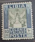 1936 Colonies Libya Pictorial 10 Lire Mnh N   145 Caffaz Certified Excellent