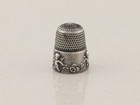 Sterling Silver Antique Angels Cherubs Thimble Size 7 With 15mm Opening