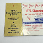 1973 Nlcs Game 1 Ticket Stub New York Mets Vs Cincinnati Reds