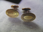 10kt Solid Gold Antique Cufflinks 1920 s Era  6 4grams