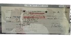 J  Paul Getty Signed Check No  A 1249 Jan 8 1942 Security-first Natl Bank  obo 