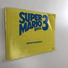 Super Mario Bros 3 Nintendo Nes 1990 Replacement Manual Instruction Booklet Only
