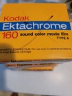 Kodak Ektachrome 160 Super 8 Movie Film Type A Sound 1 Box Left Expire 1986