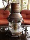 Anchor Ship Lantern Beautiful Large Brass Light nautical boat navy kustom boat