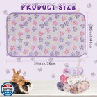 Yuepet Waterproof Guinea Pig Blankets Washable 6 Pack Small Animal Fleece Cag