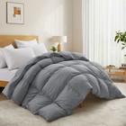 Cozy Fluffy Extra Winter Warm Down Bed Blanket Gusseted  King Or Queen Comforter