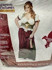 Renaissance Wench Costume 1x Plus 16-18 Maid Medieval Peasant Oktoberfest Gypsy