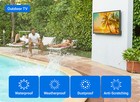 Sylvox 55  Qled Outdoor Tv 1000nit Full Sun Ip55 Waterproof Webos