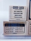 Stampin Up In Good Form Birthday Luck Congrats Set Wood Rubber Stamps New A22955