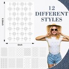 Hahafelt 12pcs Sashiko Stencil  Sashiko Pattern Template