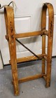 Vintage Antique 1920   s Snocraft Norway Maine Folding Wooden Winter Snow Sled