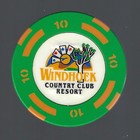 Beautiful N 10 Casino Chip From Windhoek Country Club   Casino  Namibia  Africa
