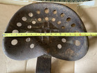 Vintage  Metal Seat For Tractor  Horse Drawn Implement With Mounting Bracket 18 