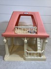 Vintage Little Tikes Grandma s Cottage Dollhouse Pink Roof 1990 No Accessories