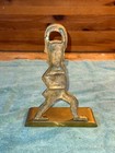 Vtg Virginia Metalcrafters Solid Brass Hessian Soldier Man Doorstop Williamsburg