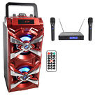 Nyc Acoustics X-tower Bluetooth Karaoke Machine System W led s  2  Wireless Mics